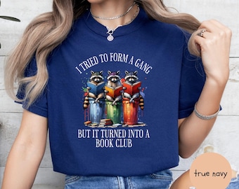 Comfort Colors® Book Lover Tshirt, Funny Raccoon Shirt For Book Lover, Raccoon Lover, Gift For Book Reader Shirt, Funny Reading Shirt