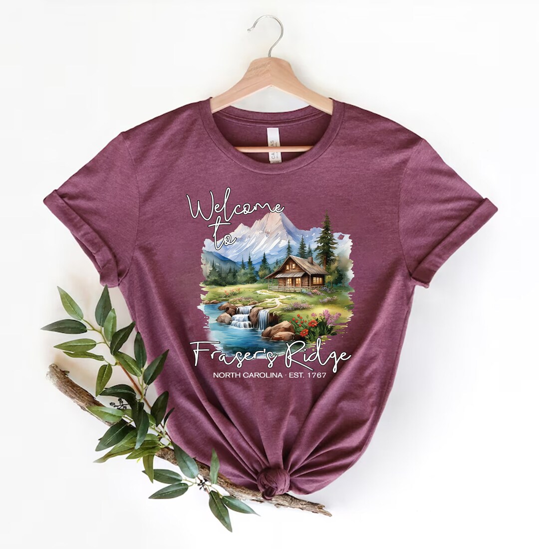 Fraser's Ridge North Carolina 1767 Sassenach Tshirt Etsy