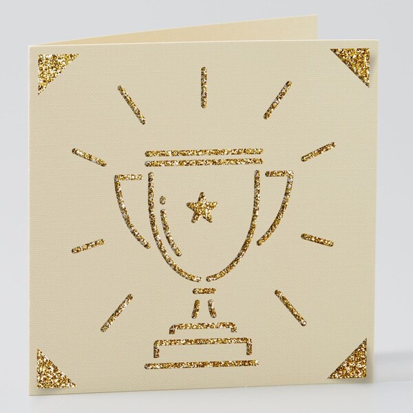 Personalized Trophy Card | Congratulations! | Trophy Card | Custom Made Card | Customizable Card