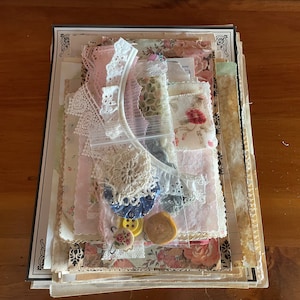 Junk Journal Ephemera, Mystery Bundle, Vintage Junk Journal Supplies