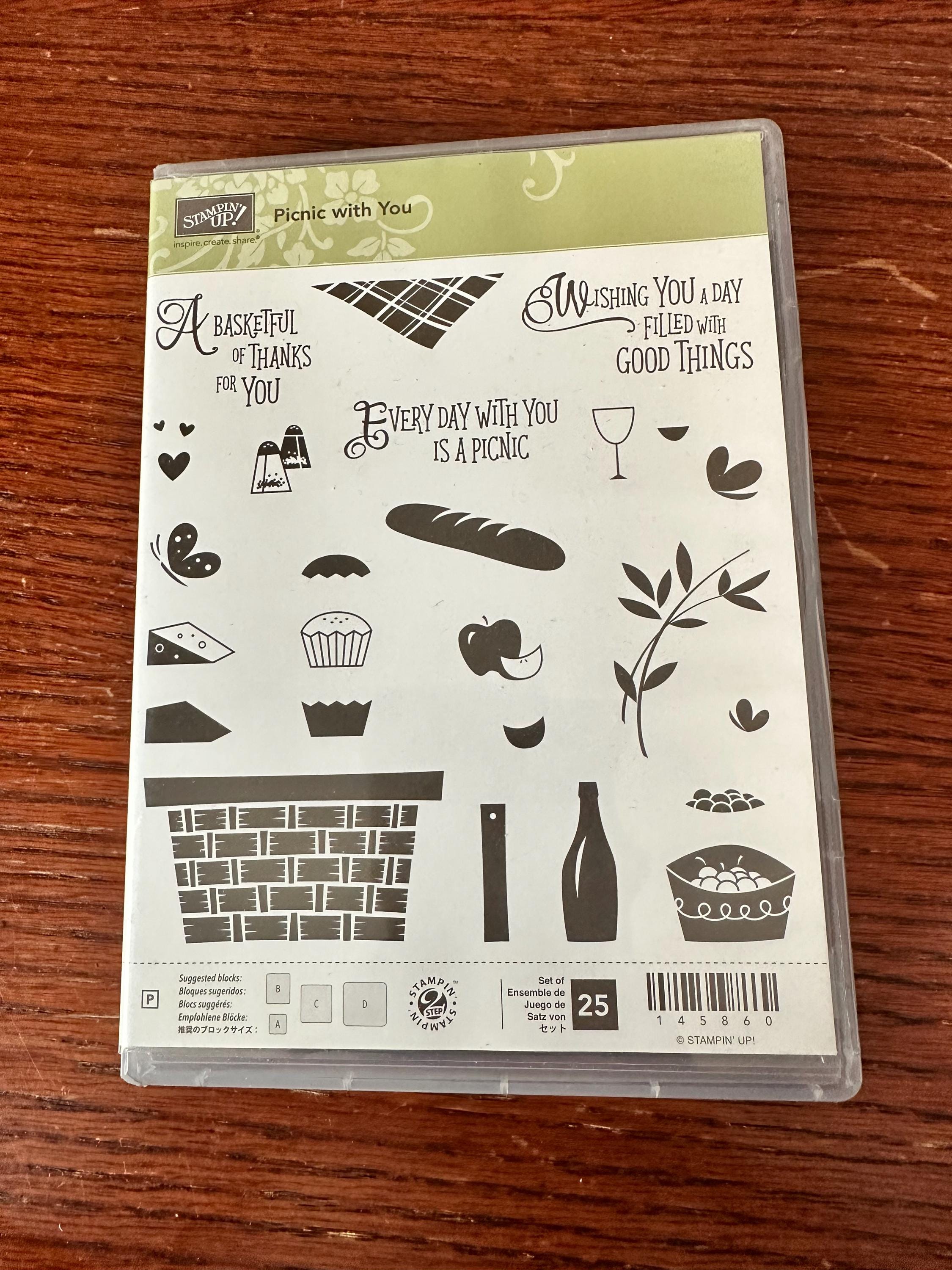 Stampin' Up! Picnic With You Retired Stamp and Die Set - Etsy