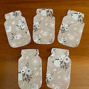 Mason Jar-Shaped Die Cuts