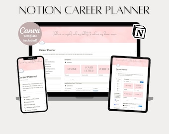 Notion Career Planner and Job Search Tracker Template