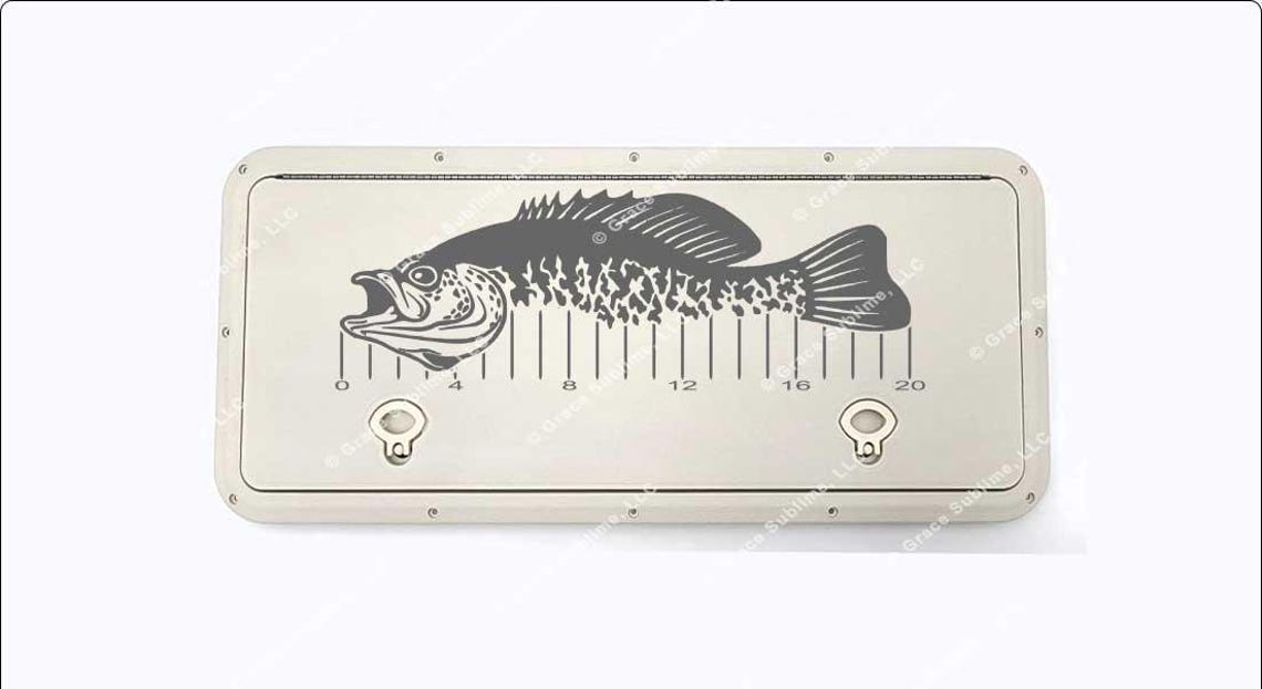 28 Inch Crappie Ruler SVG File, Boat Ruler, Fishing Ruler, Fish ...