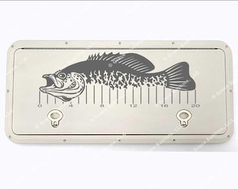 36 Inch Crappie Ruler SVG File, Boat Ruler, Fishing Ruler, Fish Measuring Board, Cricut, Laser, SVG, Vinyl,