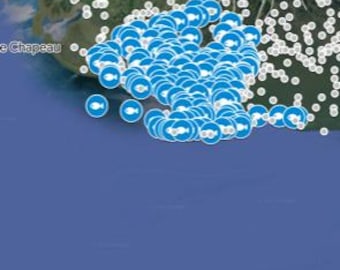 Cocodrie - Dulac - Dularge Hotspots Fishing Map - Garmin - Lowrance- Simrad - Hummbird  - iPhones -Android - Fish finders - GPS - MAC - PC