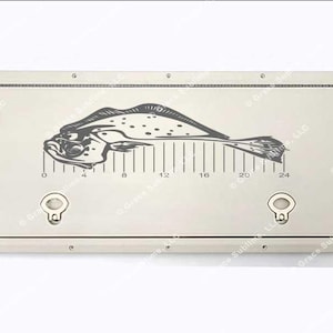 20 Inch Flounder Ruler SVG File, Boat Ruler, Fishing Ruler, Fish ...