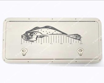 36 Inch Flounder Ruler SVG File, Boat Ruler, Fishing Ruler, Fish Measuring Board, Cricut, Laser, SVG, Vinyl,
