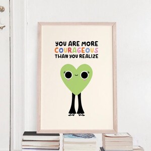 Self Love Printable Art, Kid Room Art, Digital Download Print, Wall Decor, Large Printable Art, Classroom Poster, Teacher Poster, SEL Poster
