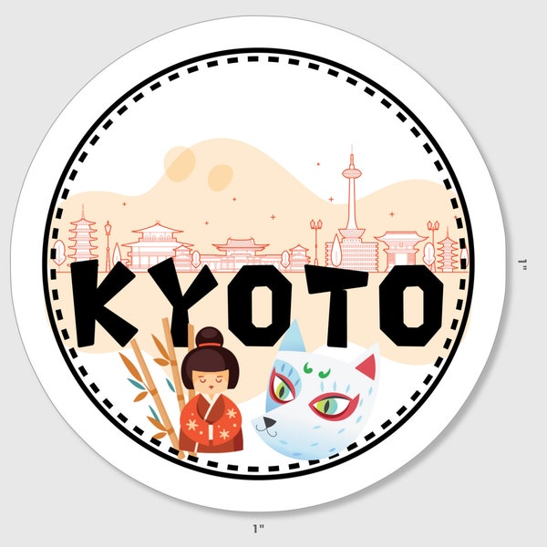 Kyoto Luggage Sticker