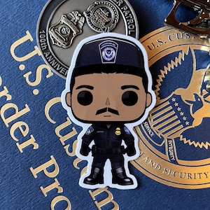 U.S Customs And Border Protection Sticker Border Patrol Sticker Laptop Sticker Law Enforcement Sticker Water Bottle Sticker Police Uniform