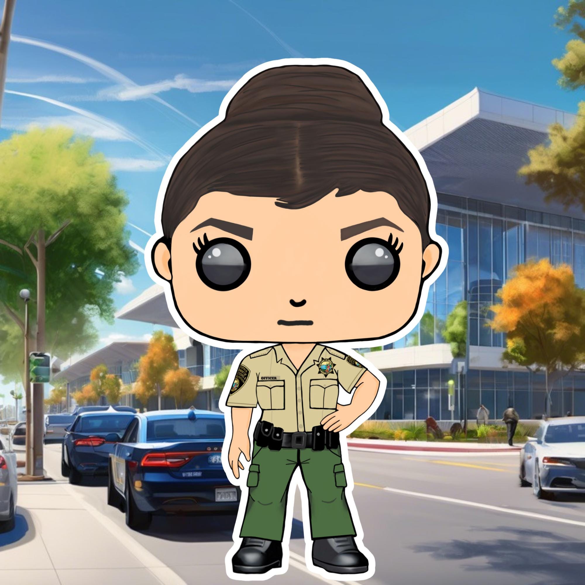 CDCR Officer Sticker: California Law Enforcement, Funko Pop Style - Etsy