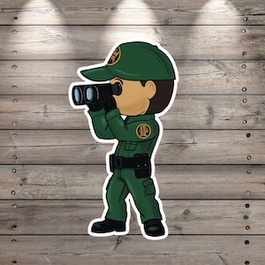 Border Patrol Sticker Laptop Sticker Law Enforcement Gift Homeland Security Patrol Agent Border Patrol Gift  Tumbler Stickers Customs Agent
