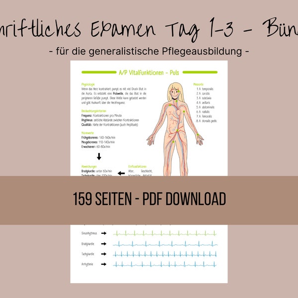 Schriftliches Examen Tag 1-3 - Bündel