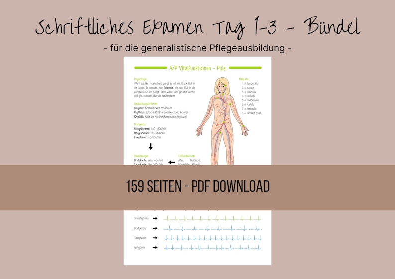 Schriftliches Examen Tag 1-3 Bündel Bild 1