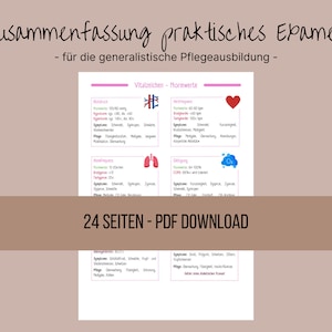 Practical exam - learning sheet, summary