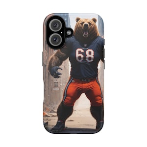 Tough Chicago Bears Phone Case for Sports Fans - Durable Protective Cover Perfect for Father&#39;s Day Gift