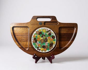 Vintage MCM Cheese Tray/Charcuterie Board