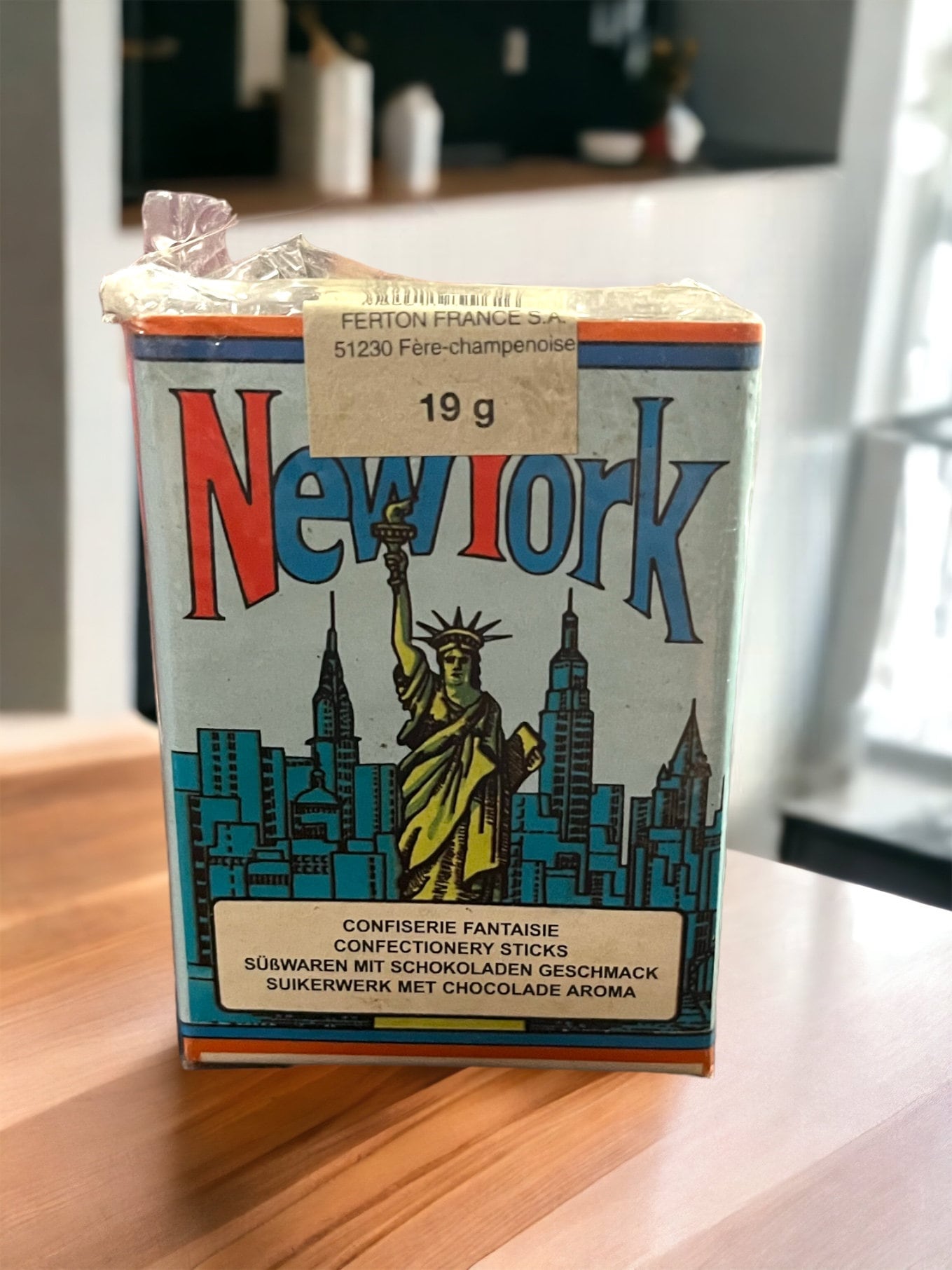 New York Confectionary Sticks Lady Liberty Made in France by