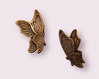 Gold Butterfly Wall Art, Mid Century Modern