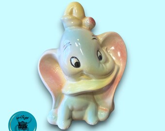 Vintage Dumbo Ceramic Coin Bank