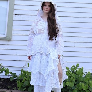 Patchwork Lace Skirt - Etsy