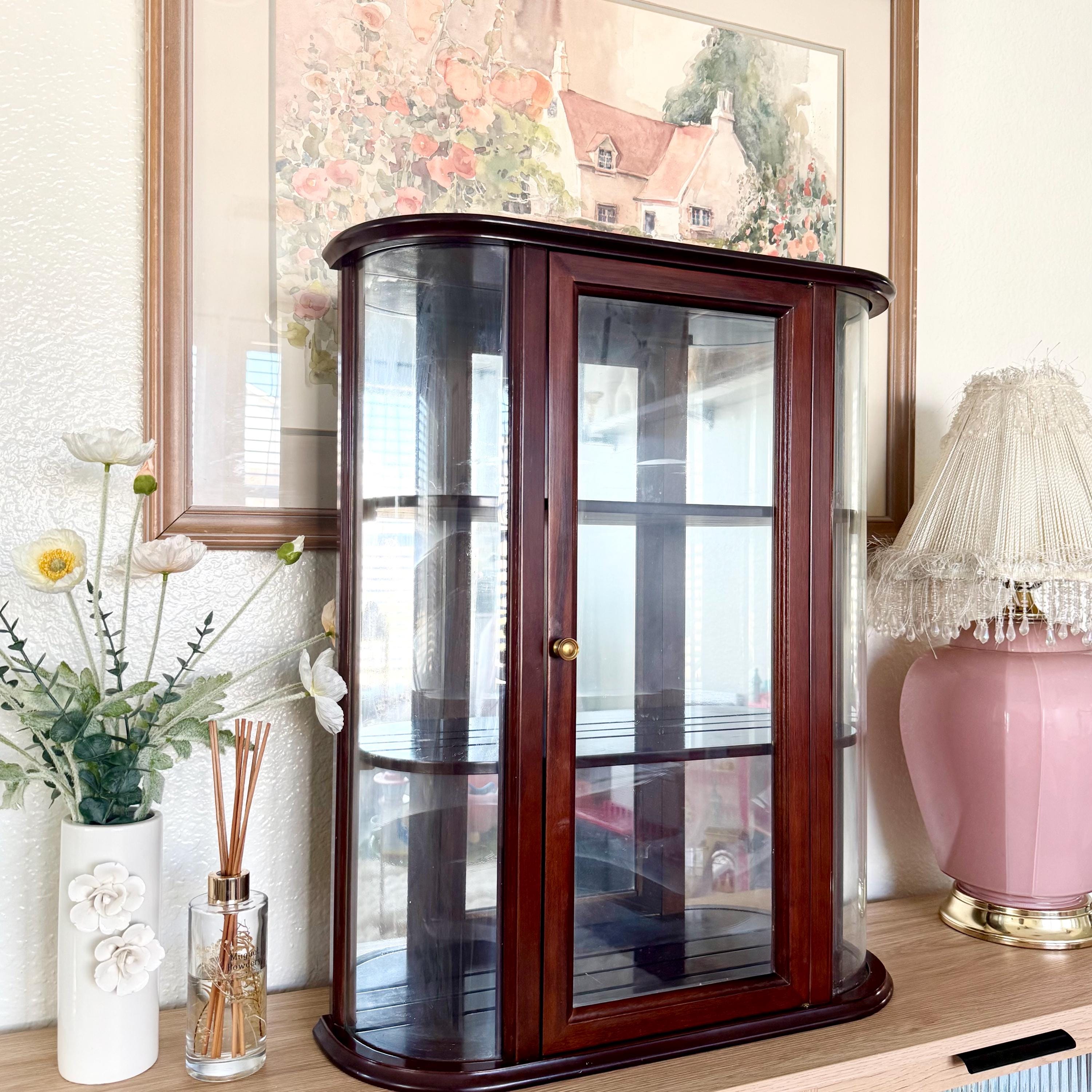 Vintage Curio Cabinet - Etsy