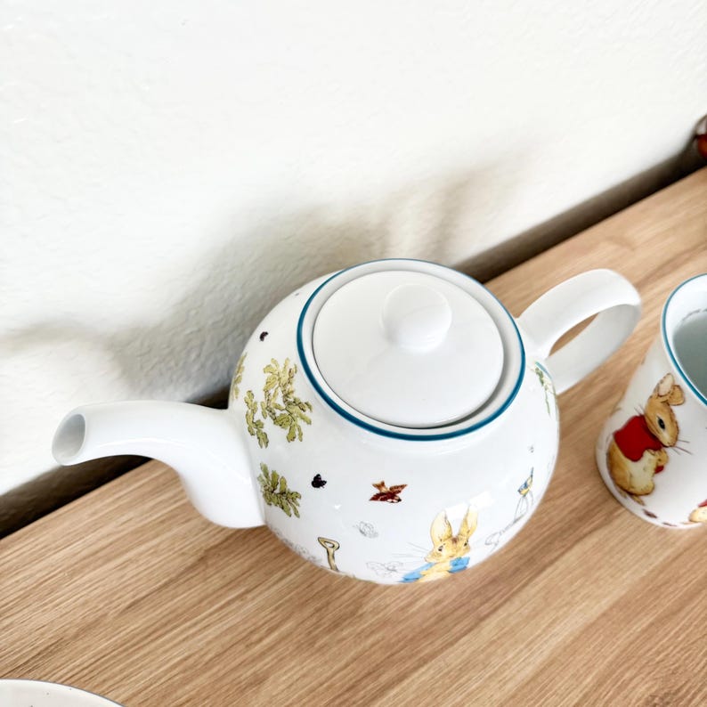 Peter Rabbit Teapot, Mug, or Cake Stand | Beatrix Potter Collectible - Etsy