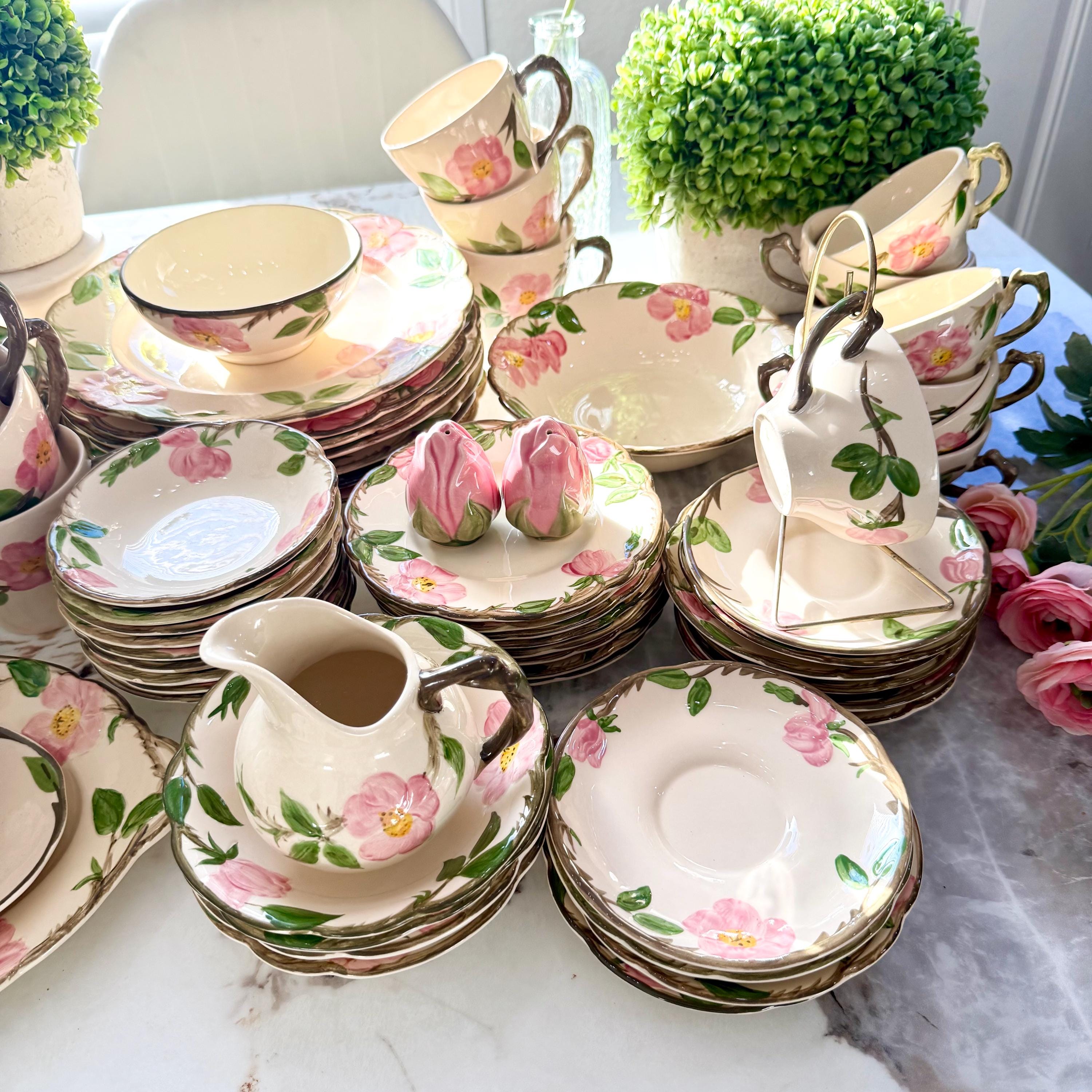 Franciscan Desert Rose Set of 64 Pieces by Franciscan – Vintage