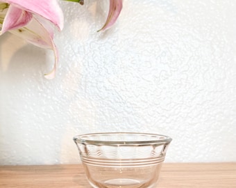 Vintage Pyrex Custard Cups | Clear Glass Ramekin Bowls | Mid Century Kitchenware