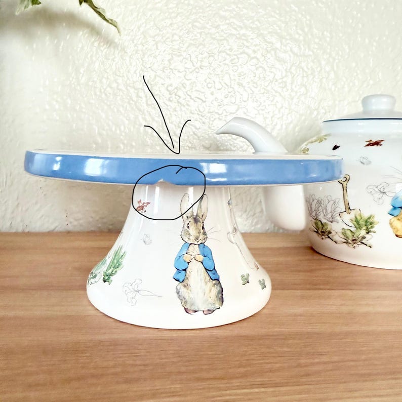 Peter Rabbit Teapot, Mug, or Cake Stand | Beatrix Potter Collectible - Etsy