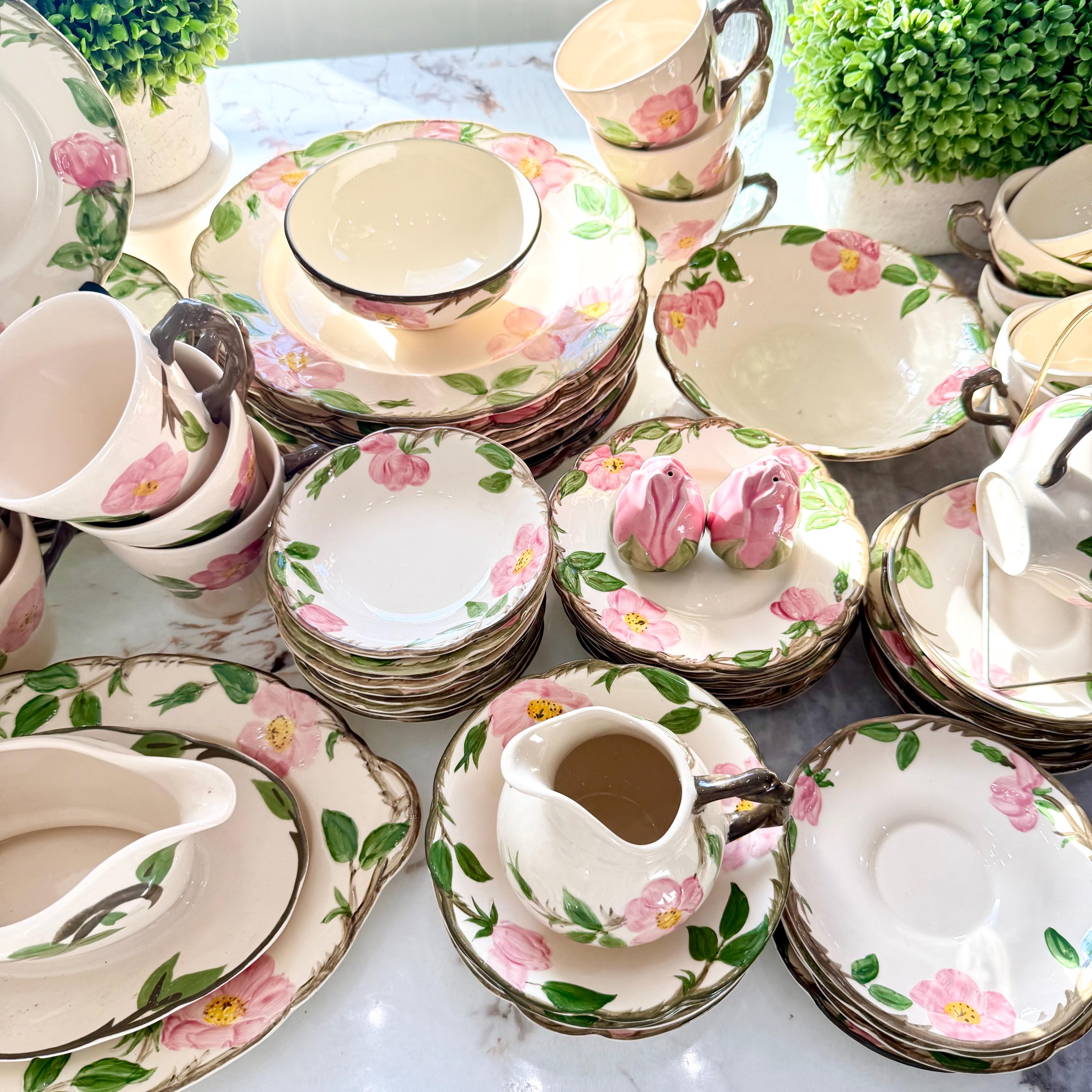 Franciscan Desert Rose Set of 64 Pieces by Franciscan – Vintage