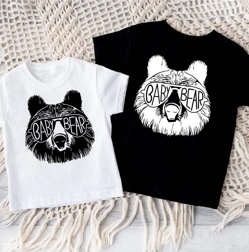 Discover Papa Bear Mama Bear Family Matching Oufit Cool Bears Shirt