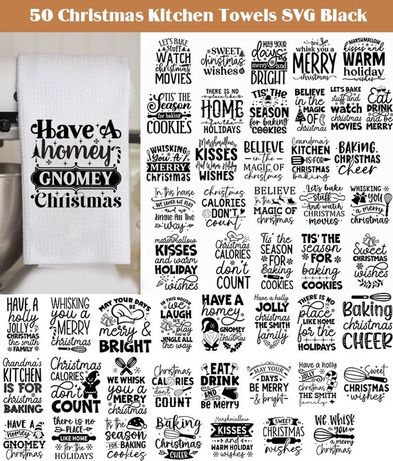 Dish Towel Bundle Svg Kitchen Towel Svg Sarcastic Kitchen 