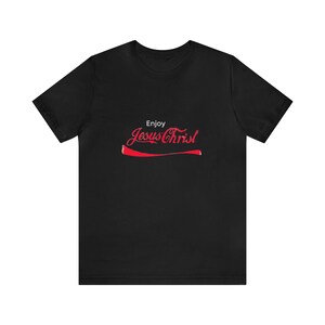 Enjoy Jesus Unisex Black Short Sleeve Tee