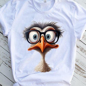 Ostrich PNG Sublimation file - artsy Ostrich ILLUSTRATION - instant digital download