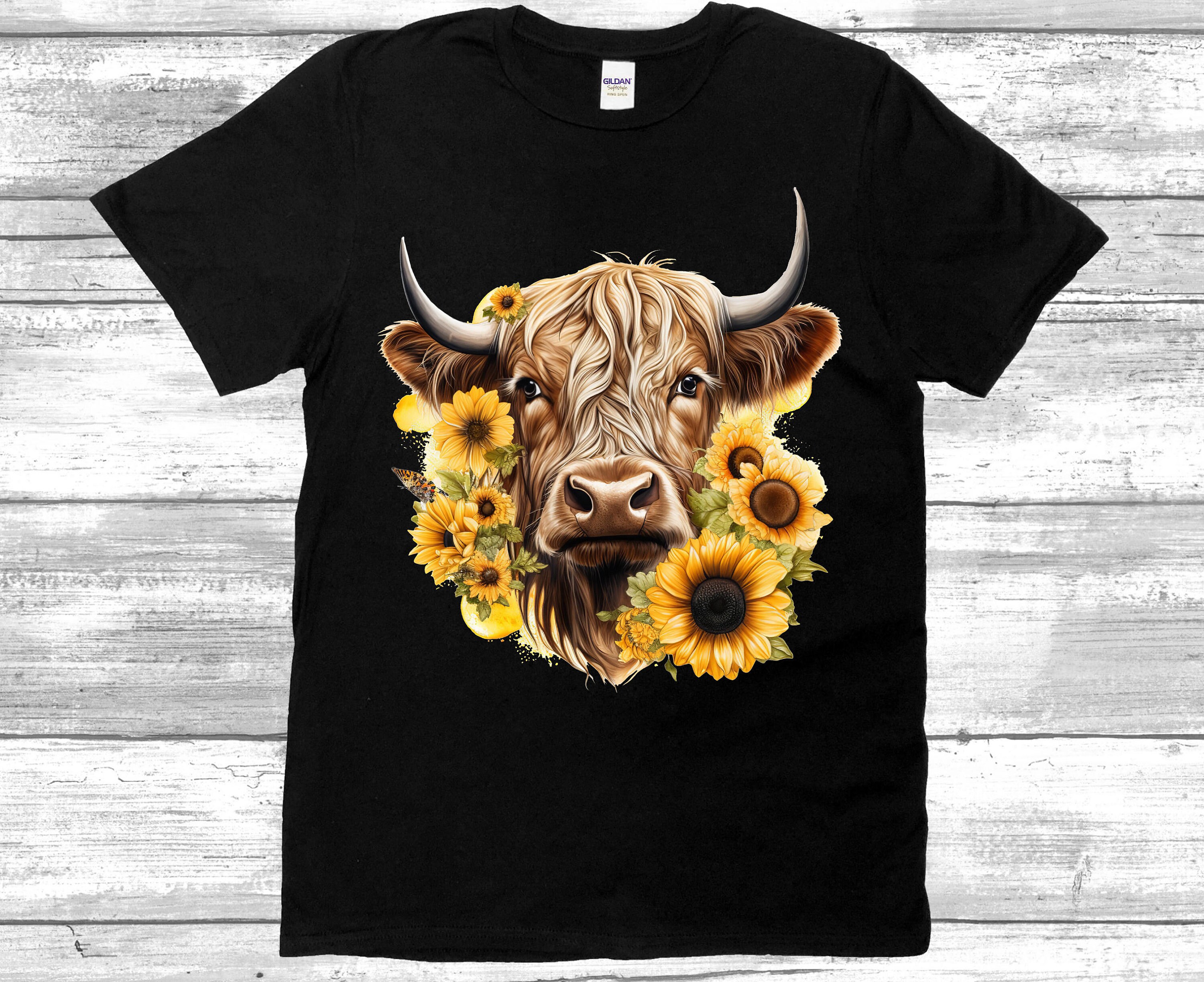 Highland Cow PNG Sublimation File Highland Cow Mixed With - Etsy