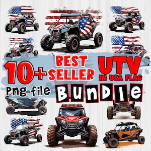 UTV in USA flag PNG Sublimation files - Best Seller - instant digital downloads