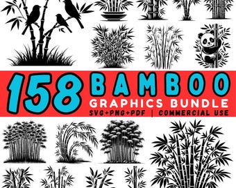 Bambus SVG - Tropische Pflanze Bambus Gras Silhouette Clip Art Schnitt  Datei, sofortiger Download, kommerzielle Nutzung, svg png jpg eps pdf -  Etsy sterreich