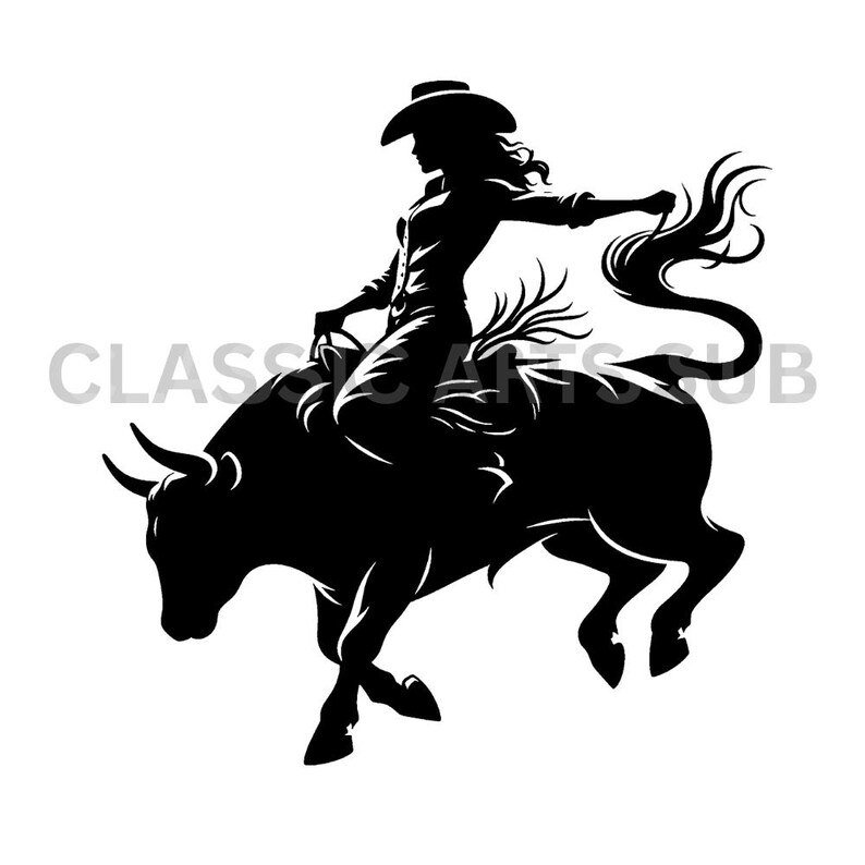 Rodeo Cowboy SVG Bundle: Western Clipart for Cricut (commercial Use ...