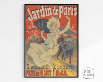 30 枚の素晴らしいビンテージ フランス広告ポスター ジュール シェレ