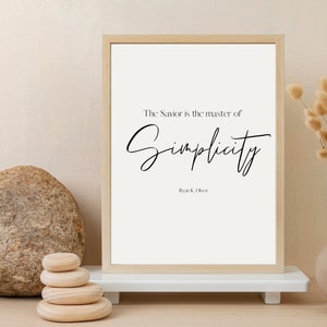 Christian Wall Art: Simplicity Scripture Print (Digital Download)