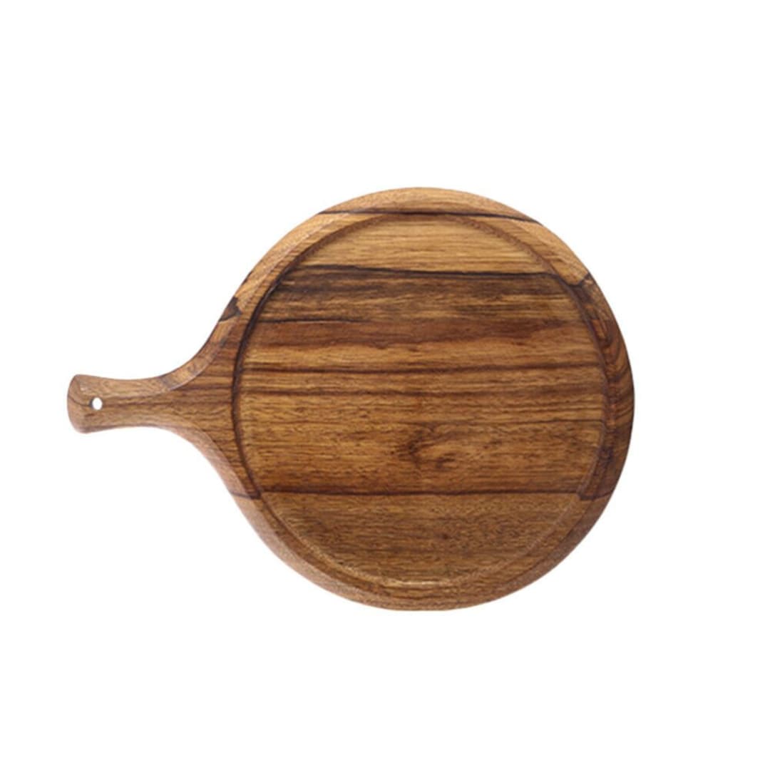 Wooden Pizza Tray Pizza Plate Pizza Dish Plate Tray for Home Pizza Tray