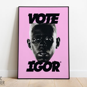 IGOR by Tyler, the Creator  Soundwave Art Print Poster – The Wav Room