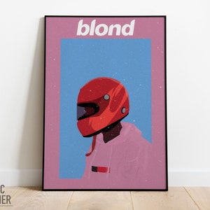 Impresión de póster rubio / Frank Ocean Music Decor