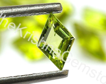 100% Natural Arizona Peridot Kite Shape, Green Peridot Loose Gemstone For Jewelry Making, Brilliant Cut Crystal Calibrated Size 6X4 To 8X6mm