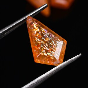 AAA Quality Natural Sunstone Kite Shape, Sunstone Loose Gemstone For Jewelry Making, Birthday Gift, Lattice Sunstone Calibrated Size 12X7 mm