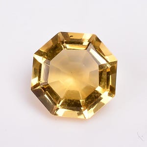 Natural Citrine Octagon Shape Brilliant Cut, Citrine Loose Gemstone For Jewelry Making, Citrine Gold Octagon Gemstone Calibrated Size 9X9 mm