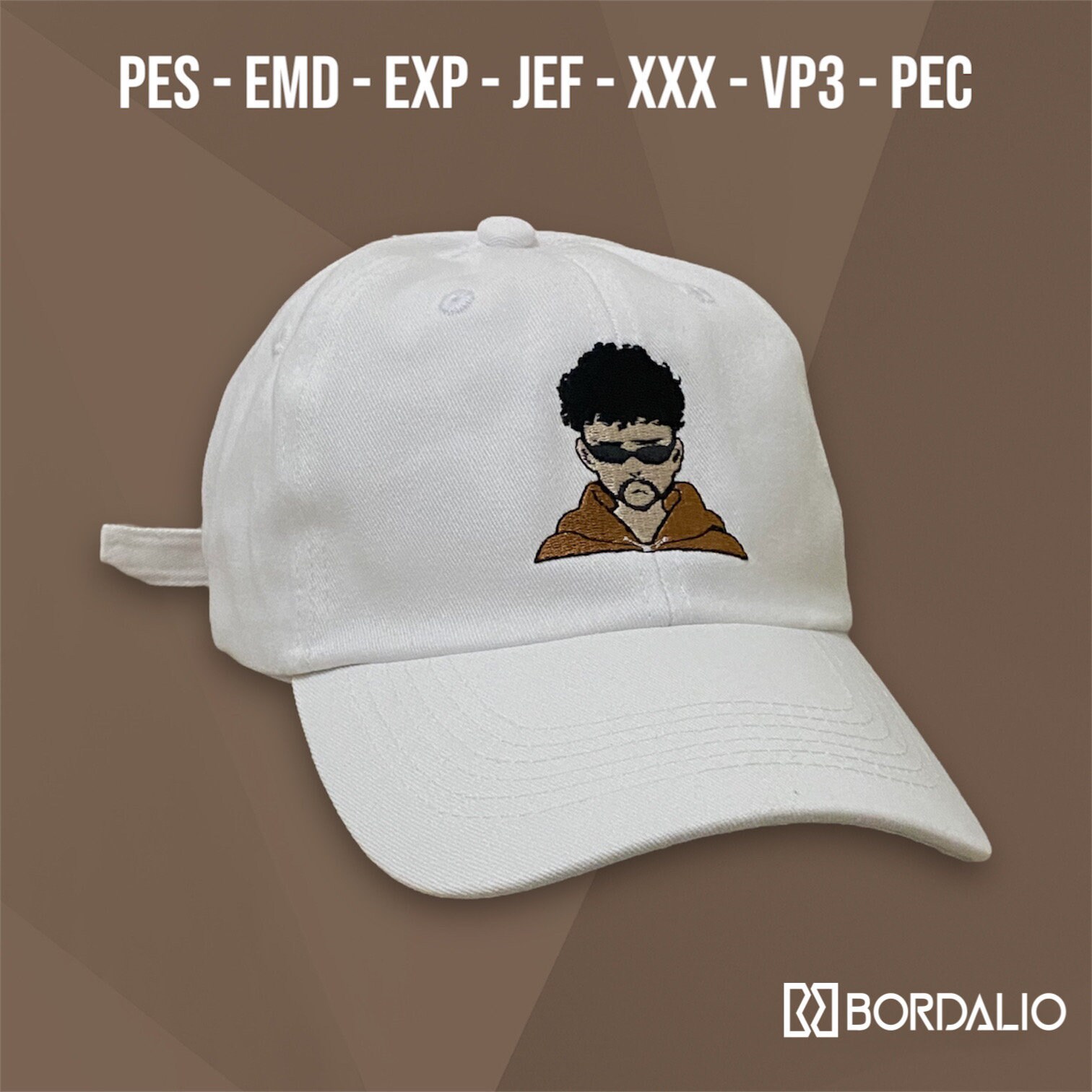 Bad Bunny Yonaguni Embroidery Design 3 Size Etsy España