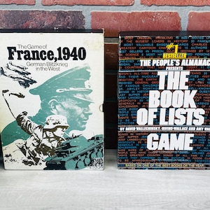 Vintage 1970s Bookshelf Games by Avalon Hill